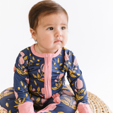 Long Sleeve Zippy - Pomegranate