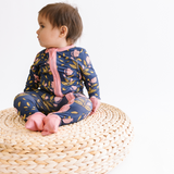 Long Sleeve Zippy - Pomegranate