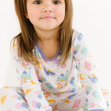 Long Sleeve Pajama Set - Masjid Nights (Pink)