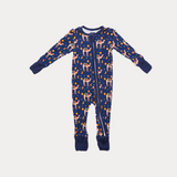 Long Sleeve Zippy - Camel and Moon