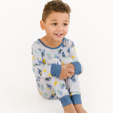 Long Sleeve Pajama Set - Masjid Nights (Blue)