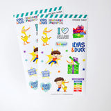Ilyas & Duck Tag Stickers
