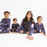 Long Sleeve Pajama Set - Camel and Moon