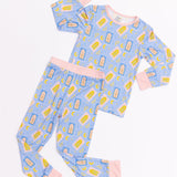 Long Sleeve Pajama Set - Suhoor Snooze Girls