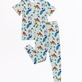 Short Sleeve Pajama Set - Wild Party Animals