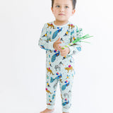 Long Sleeve Pajama Set - Wild Party Animals