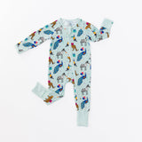 Long Sleeve Zippy - Wild Party Animals