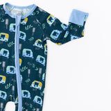 Long Sleeve Zippy - Auto Rikshaw in Blue