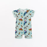 Short Sleeve Zippy - Wild Party Animals