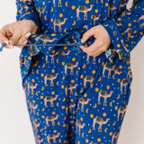 Women's Two-Piece Pajama Set - Camel and Moon