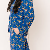 Women's Two-Piece Pajama Set - Camel and Moon