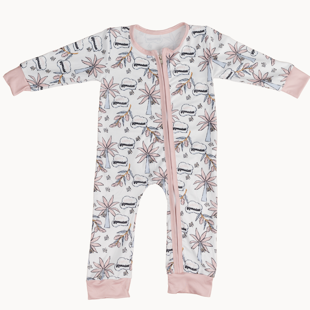 Imperfect Sale - Pink Date Palm Tree Sleepwear