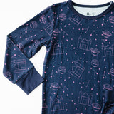 Long Sleeve Pajama Set - Space Full Of Duas - Girls