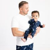 Men's Pajama Pants - Lantern Dreams - Navy