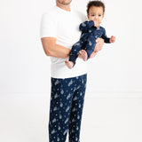 Men's Pajama Pants - Lantern Dreams - Navy