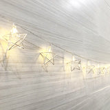 Geometric Star String Lights