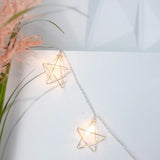 Geometric Star String Lights