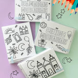 Set of 8 - Ramadan and Eid Coloring Cards