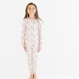 Long Sleeve Pajama Set - Camel Sands