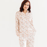 Women's Two-Piece Pajama Set - Camel Sands