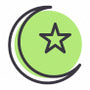 Moon star icon